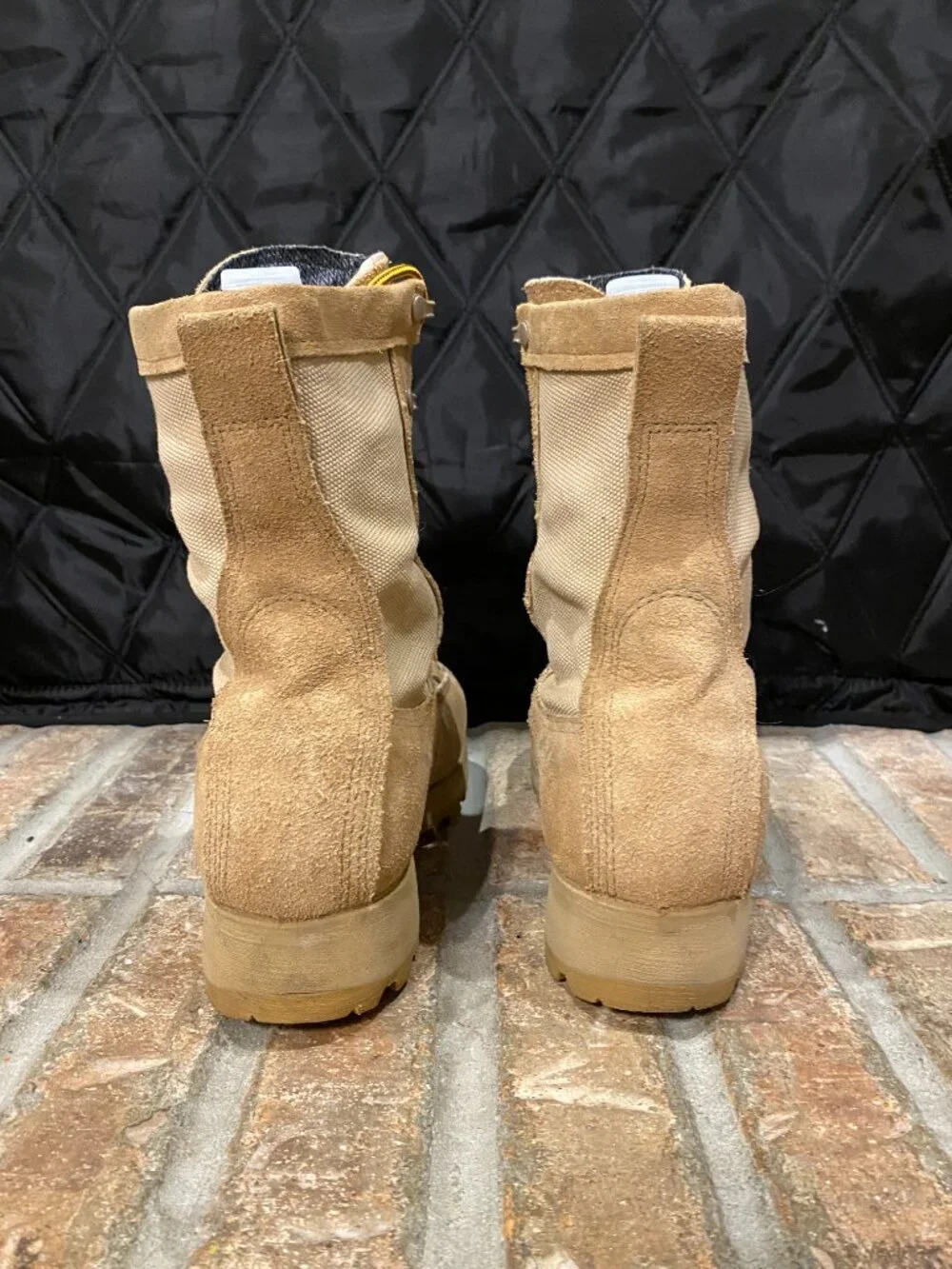 Belleville Gore-Tex Flight Combat Boots Mens 5 XW Vibram USA Military Desert Tan